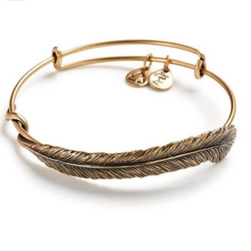 Alex & Ani Plume Feather bracelet 🪶